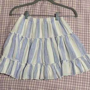 Princess Polly striped flowy skirt